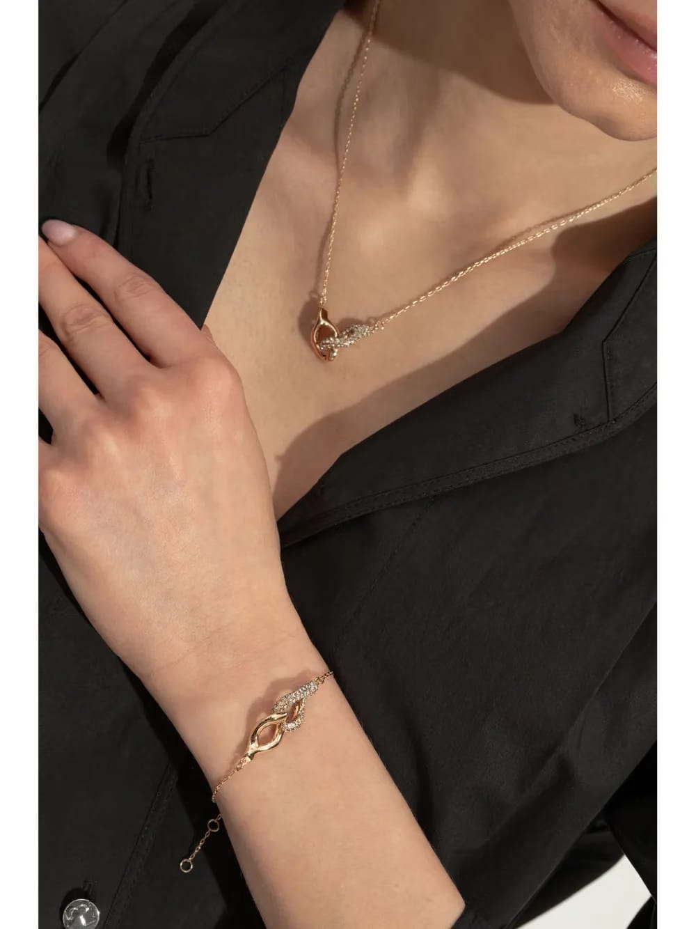 interlocking wishbone bracelet
