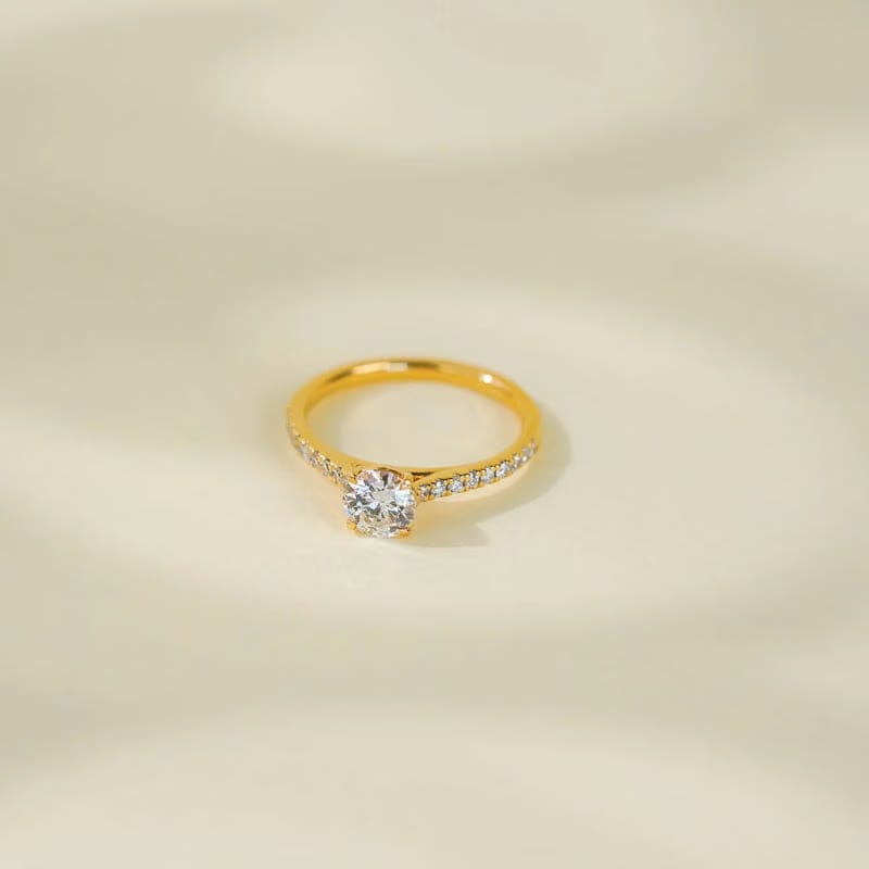 Sparkling Solitaire Diamond Ring_in-stock