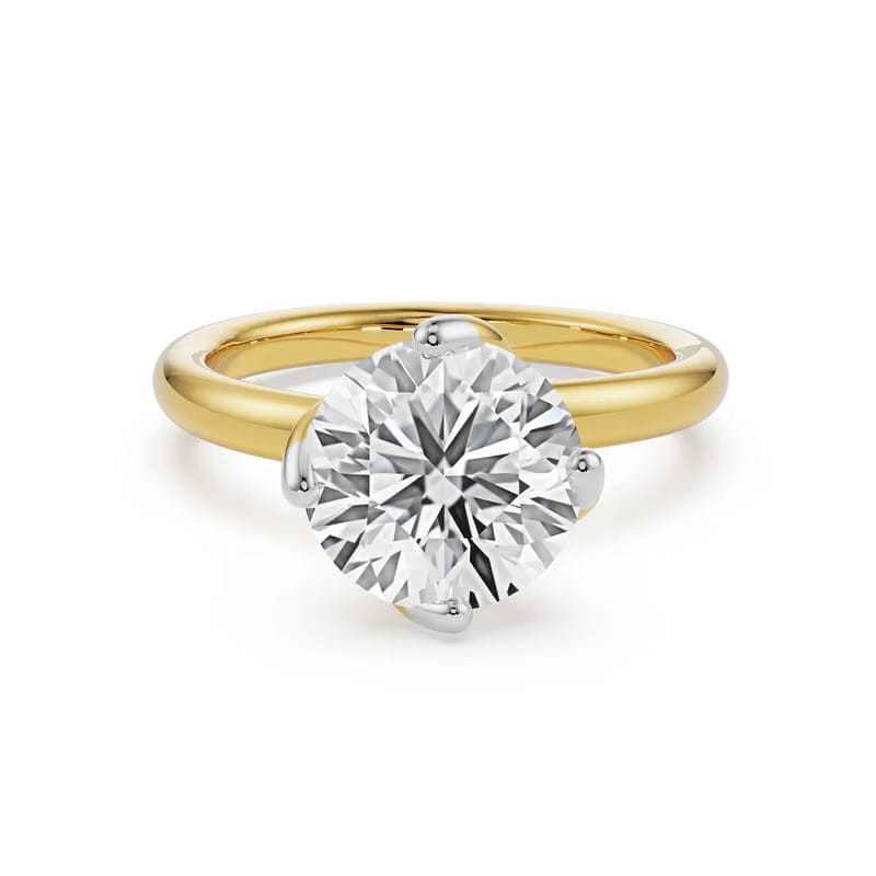 Twist Lab Grown Diamond Solitaire Ring