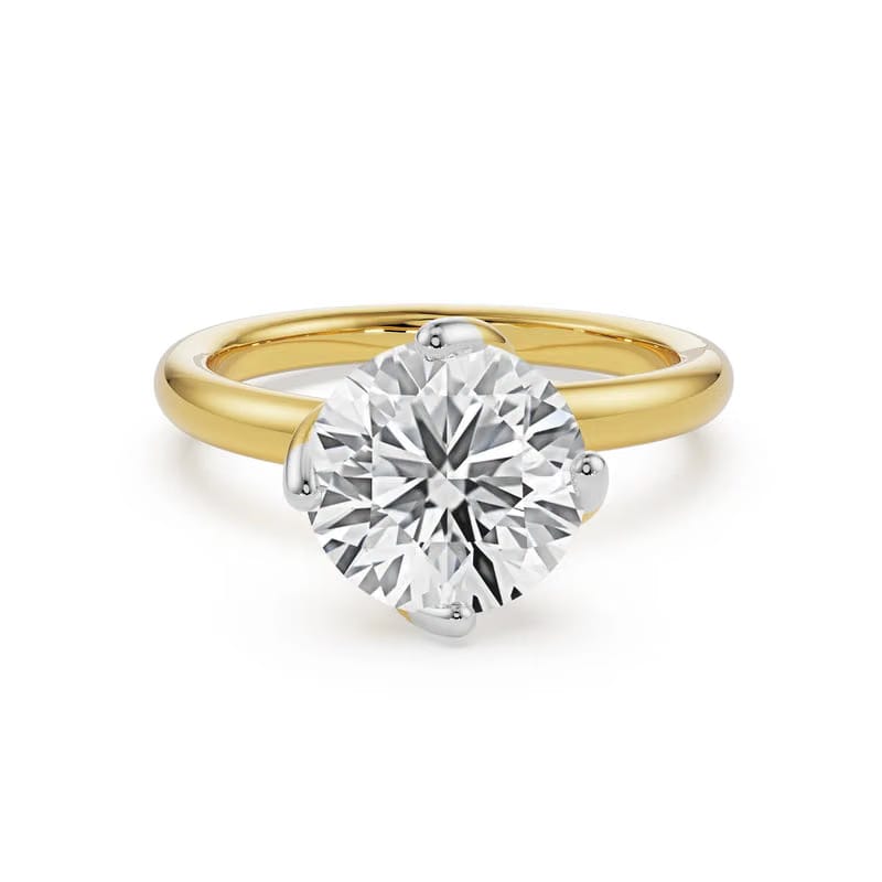 Twist Lab Grown Diamond Solitaire Ring 9KT