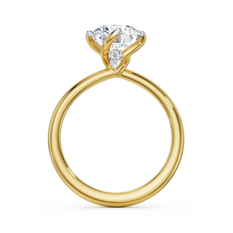 Twist Lab Grown Diamond Solitaire Ring 9KT