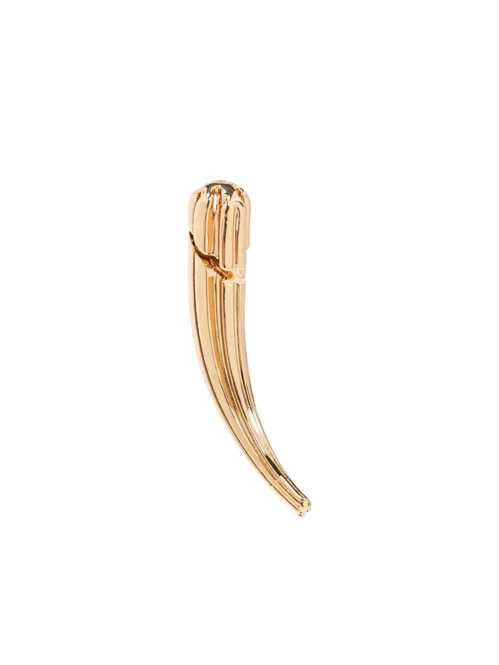 ribbed claw earrings