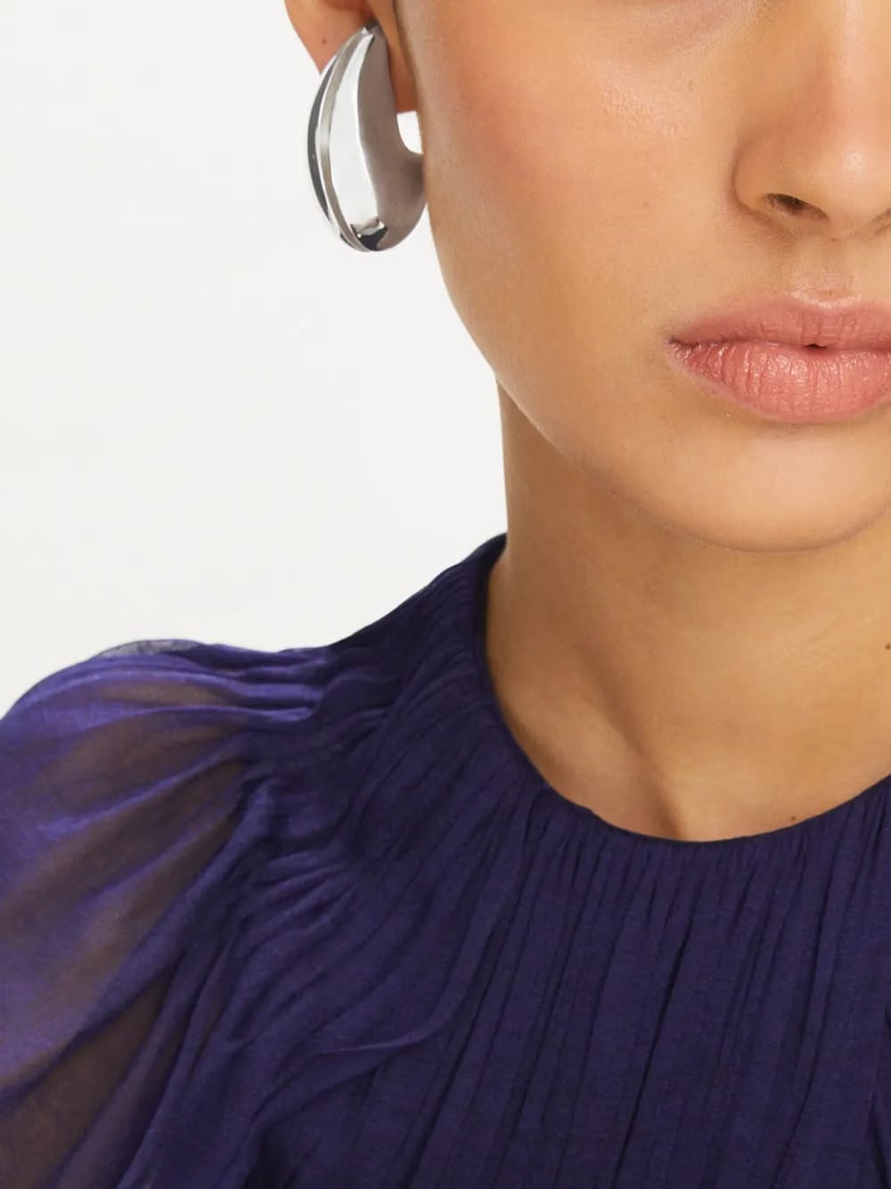 Wave clip-on earrings