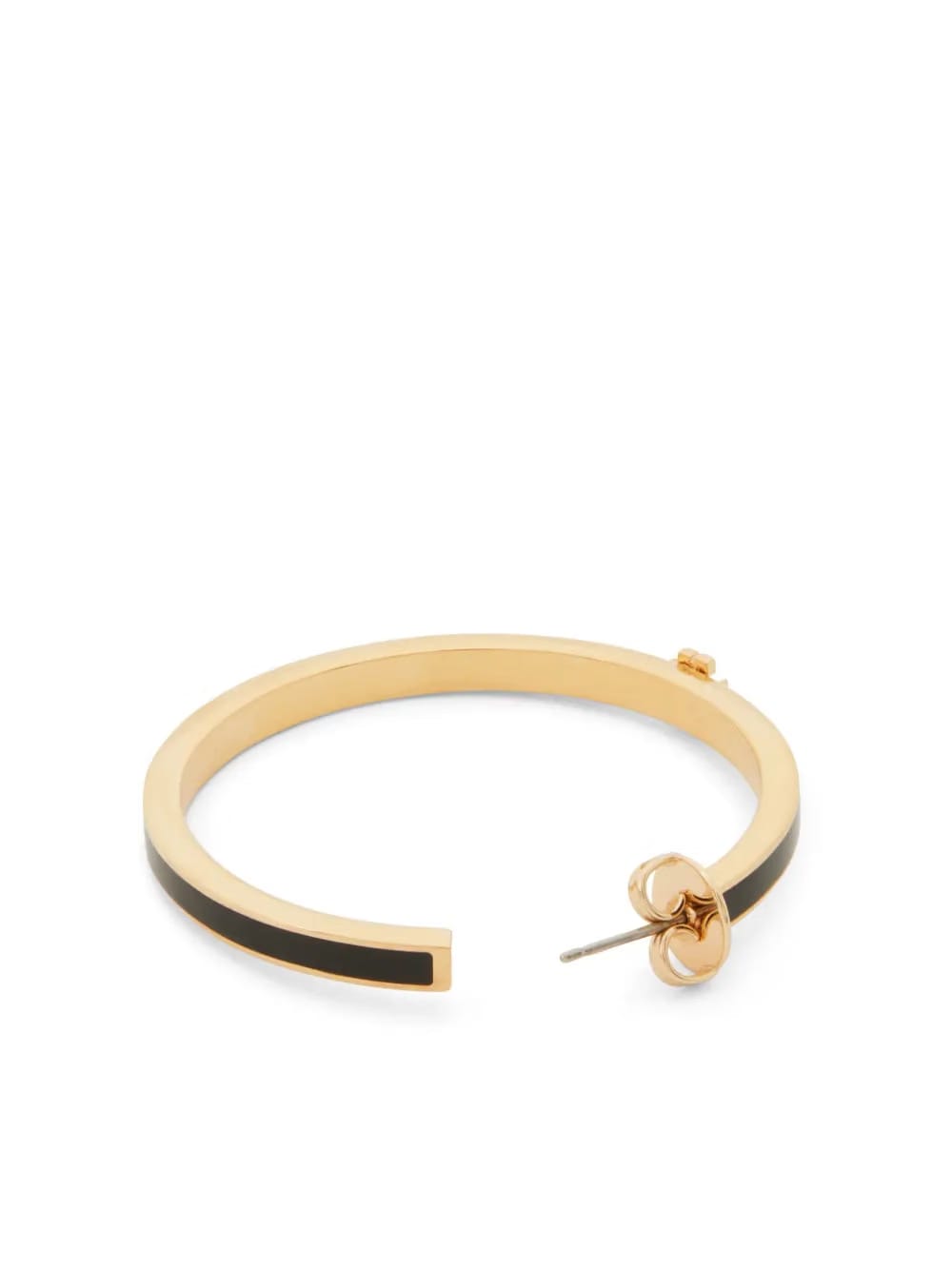 Kira enamel hoop earrings