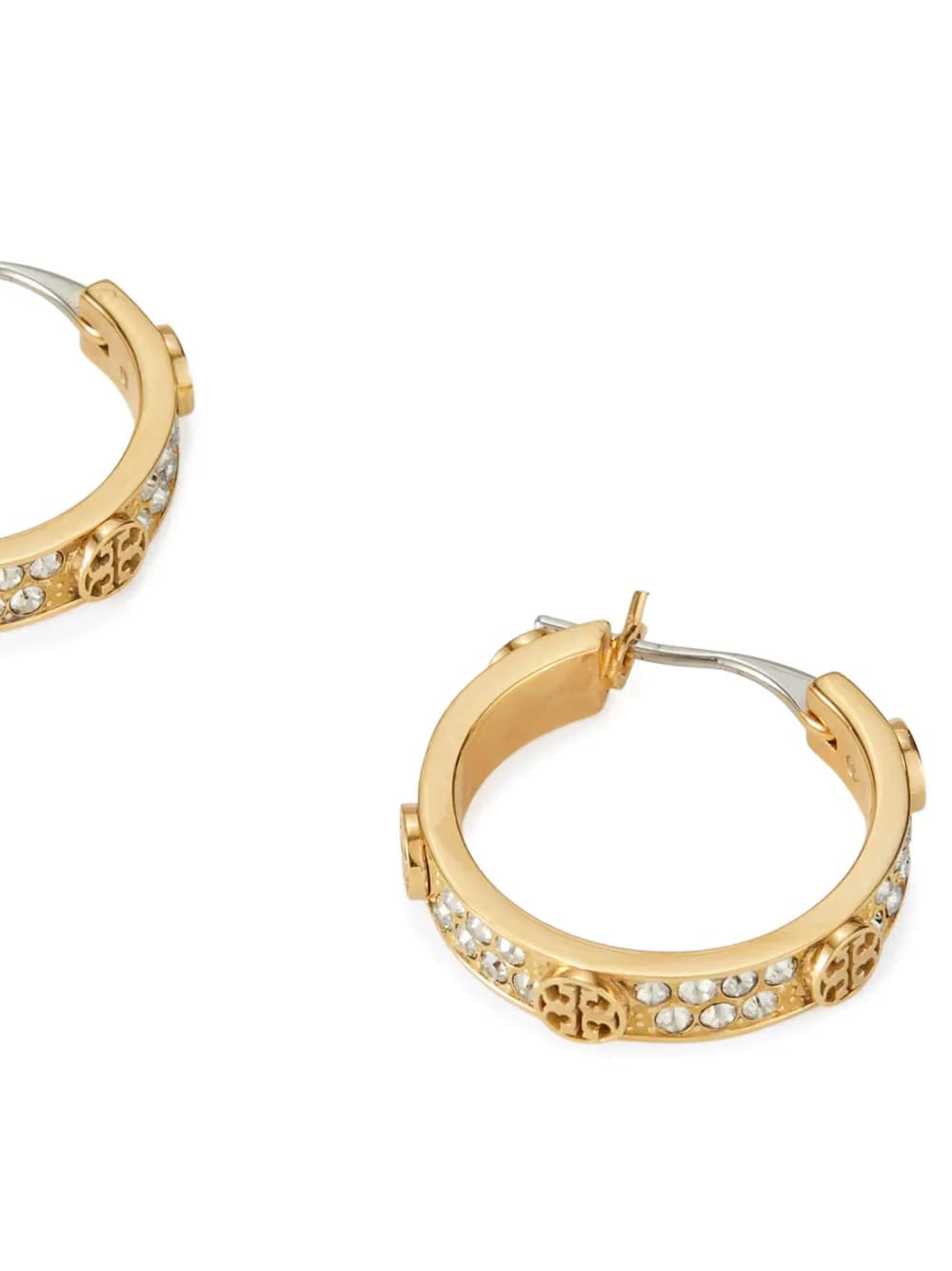 small Miller crystal hoop earrings