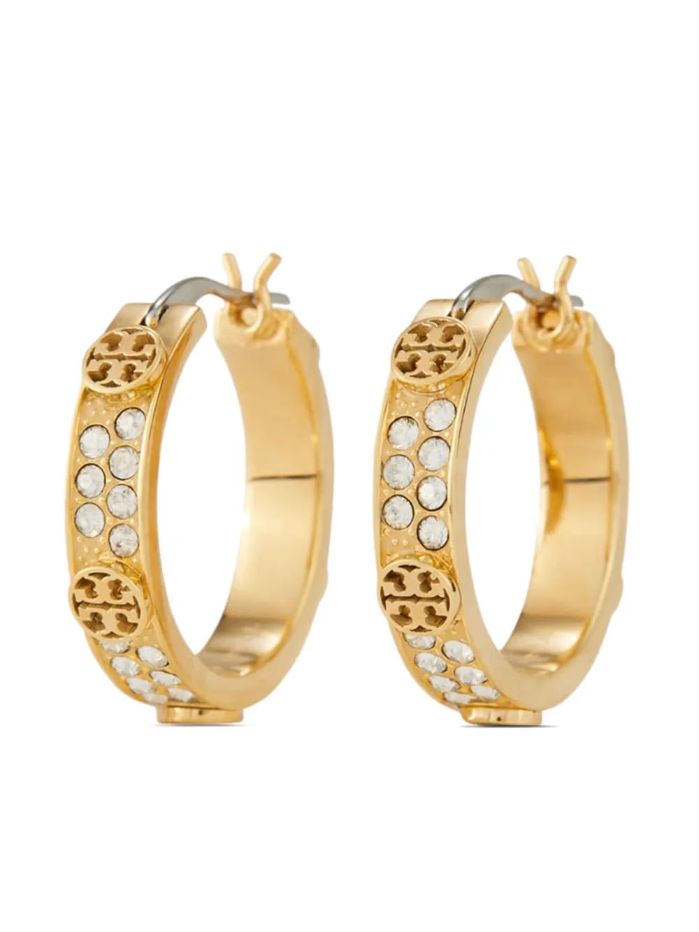 small Miller crystal hoop earrings