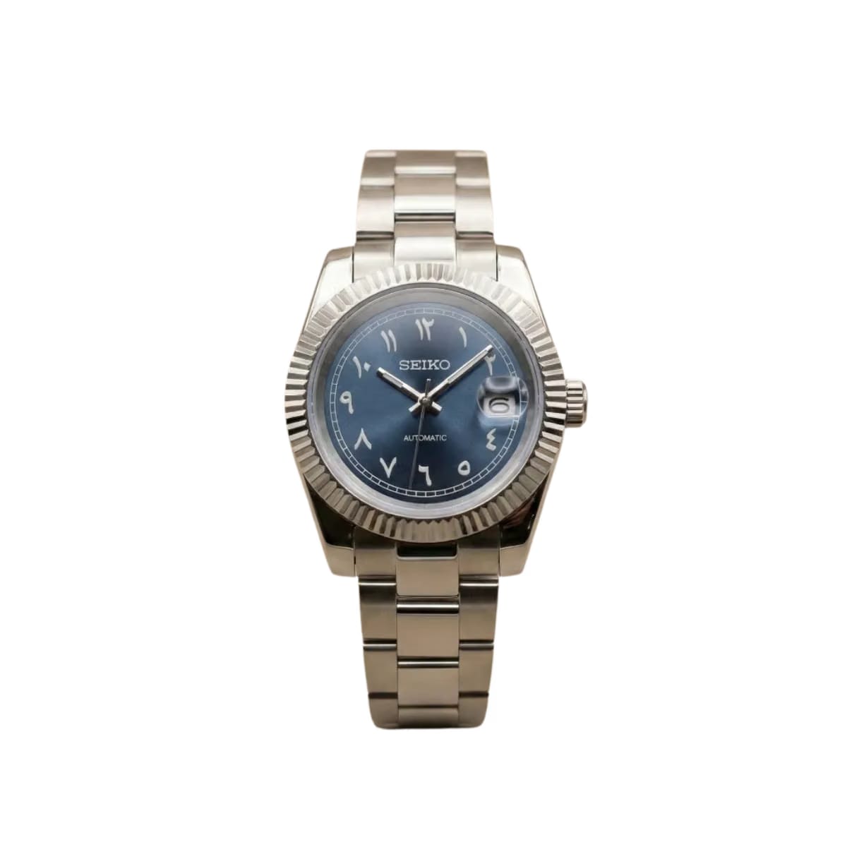 SEIKO Mod Datejust "Arabic Dial" – Arabic Numeral Dial & Sapphire Crystal