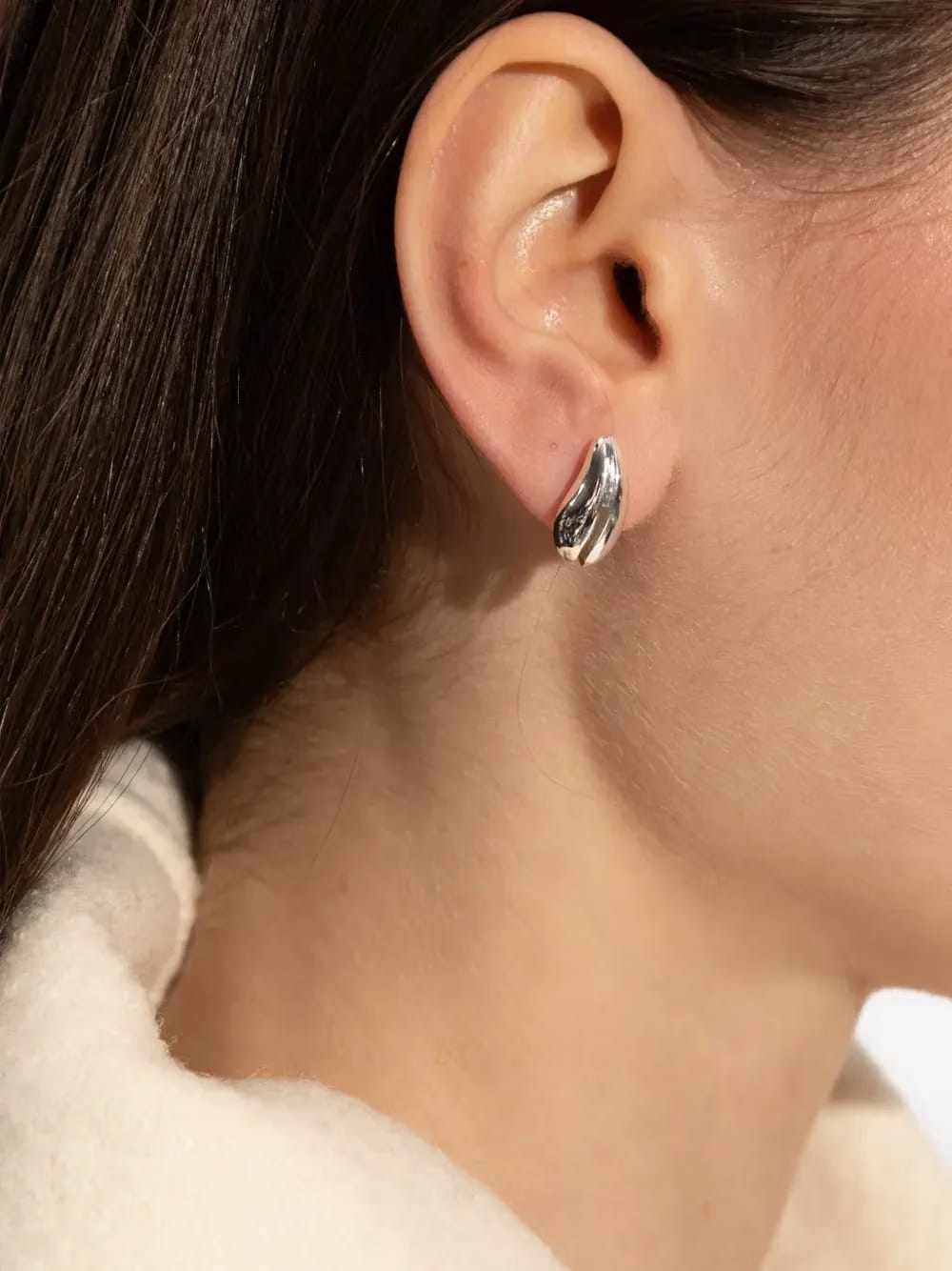 mini wave earring