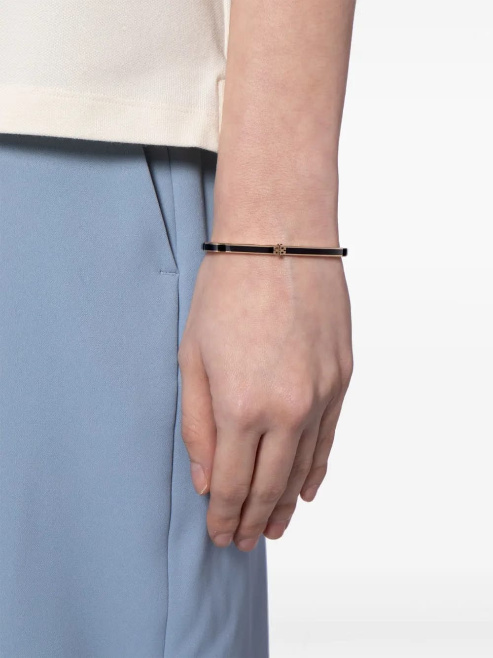 Kira logo-plaque bracelet