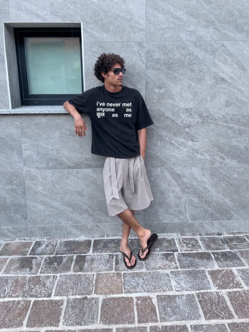 Forfksake Never Met Anyone As Cool As Me T-Shirt Black