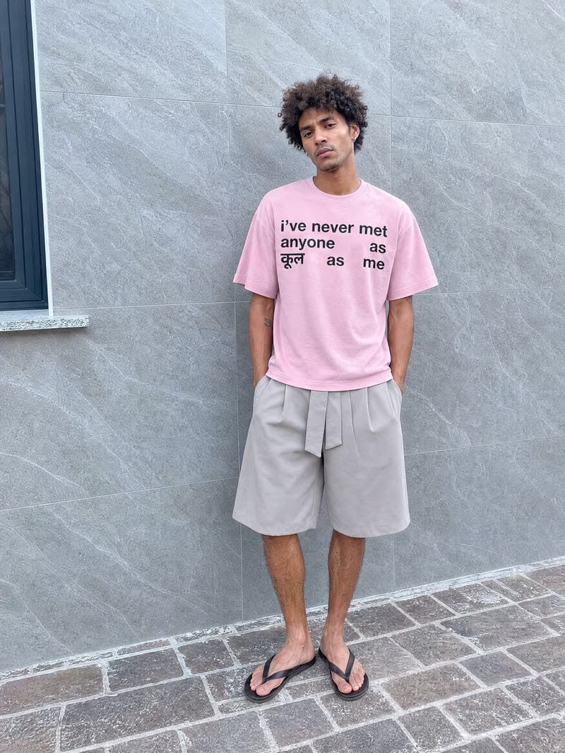 Forfksake Never Met Anyone As Cool As Me T-Shirt Pink