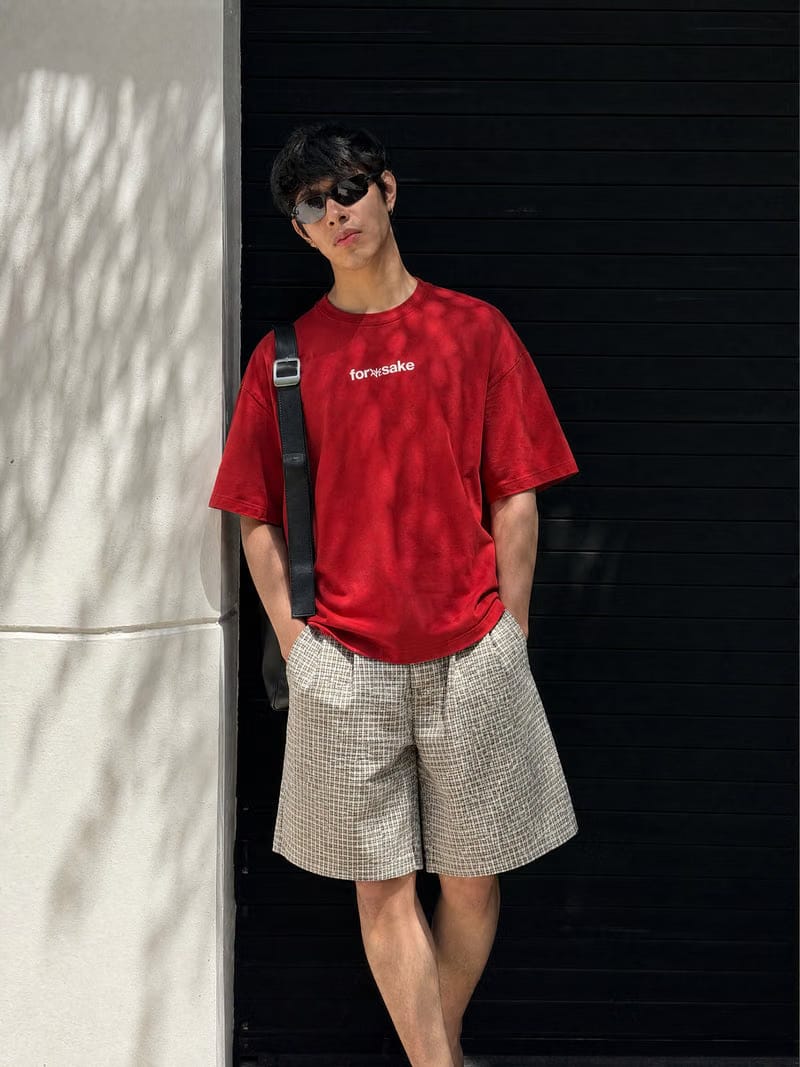 Forfksake Nonchalant T-Shirt Red