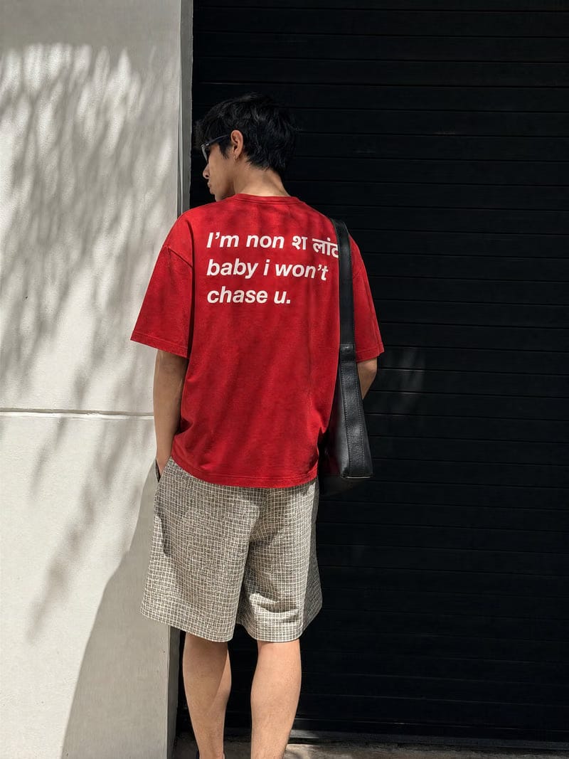 Forfksake Nonchalant T-Shirt Red