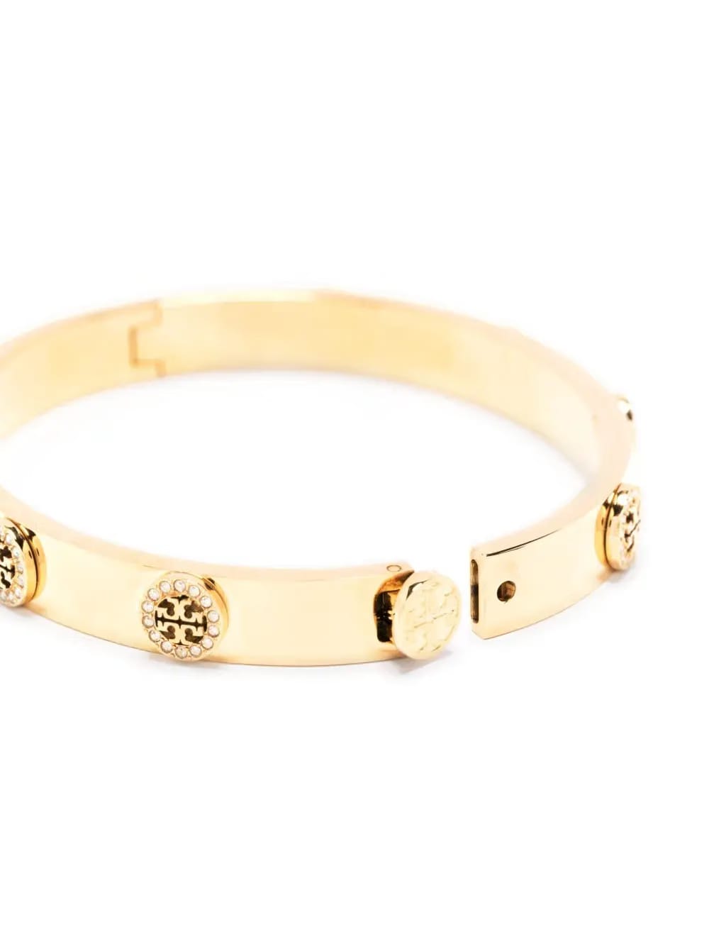 Miller stud pavé hinge bracelet