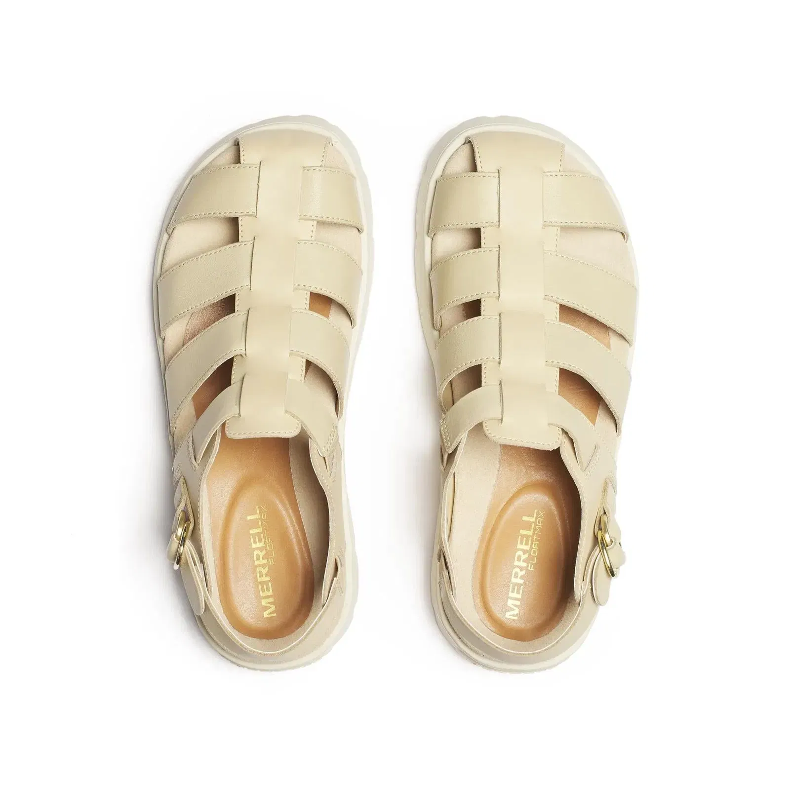Merrell Women's Fleur Leather Fisherman Almond