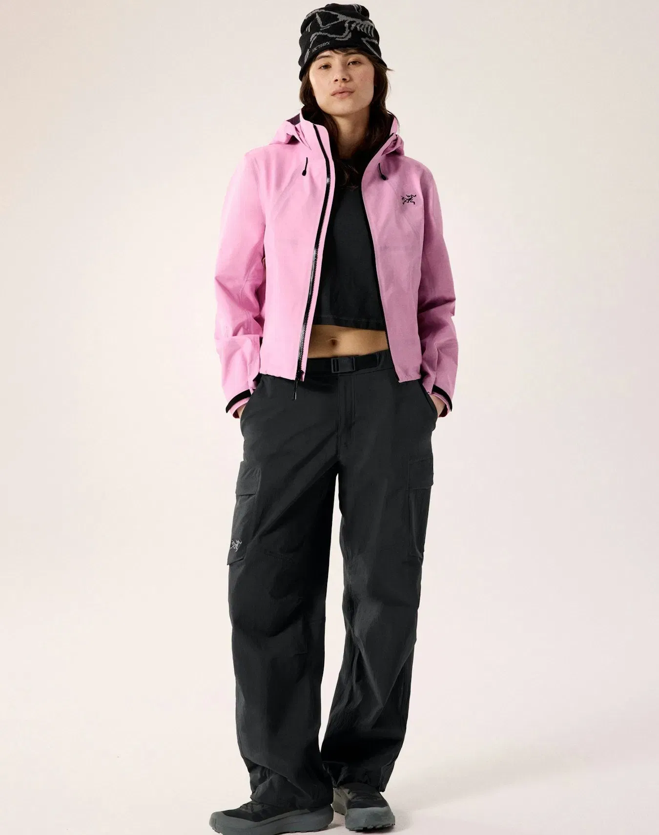 Arc'teryx Naya Cropped Jacket Women's Pineberry Black