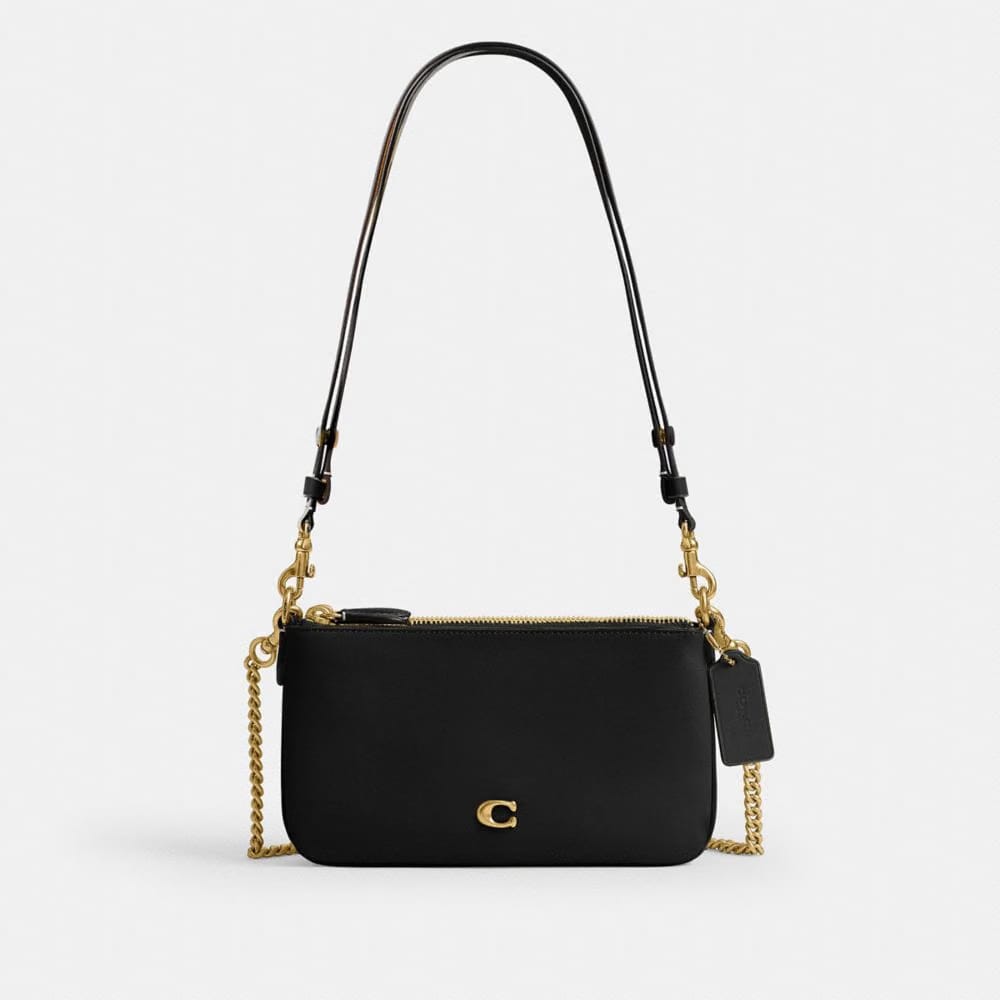 Coach Audrey Crossbody Bag Brass Black