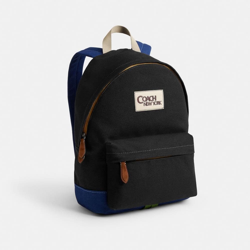 Coach Tyler Backpack Silver Black Multi