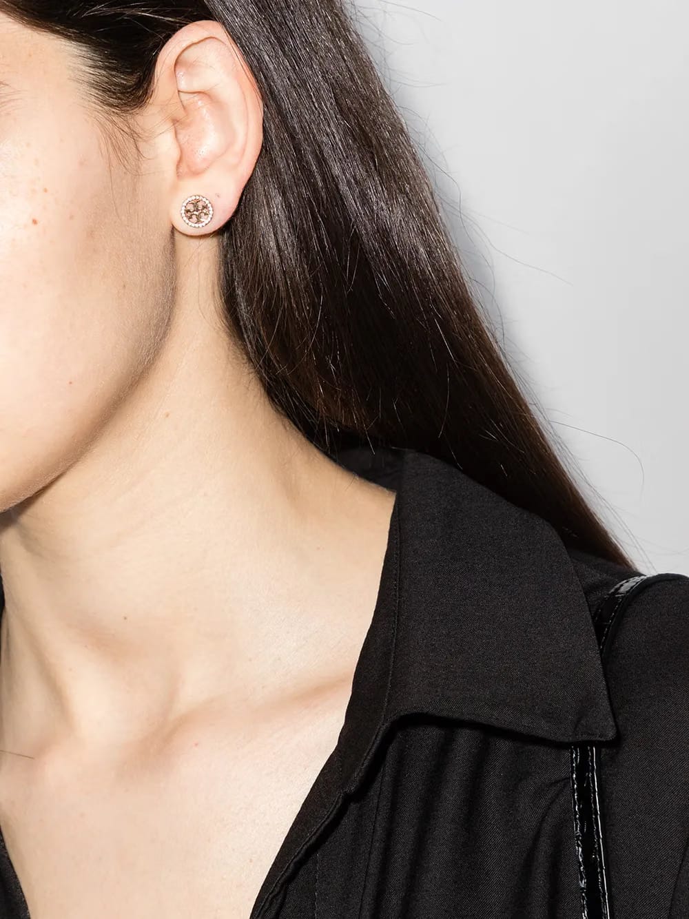 Miller pavé stud earrings