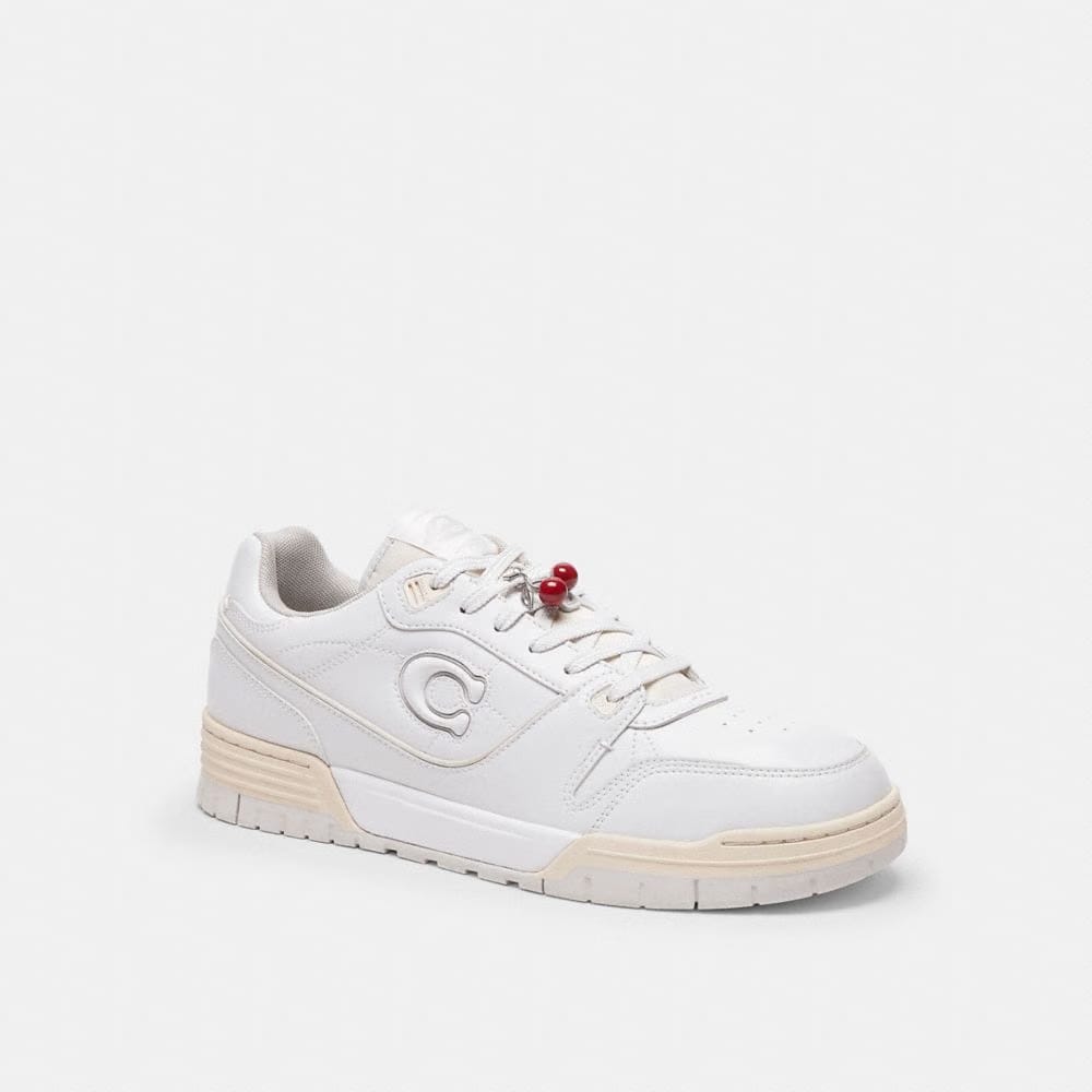 Coach Small Cherry Shoe Charm Silver Red