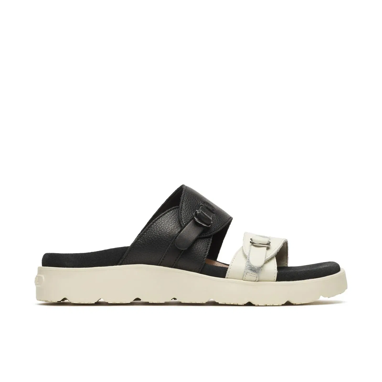 Merrell Women's Fleur Leather Slide Black/Stucco