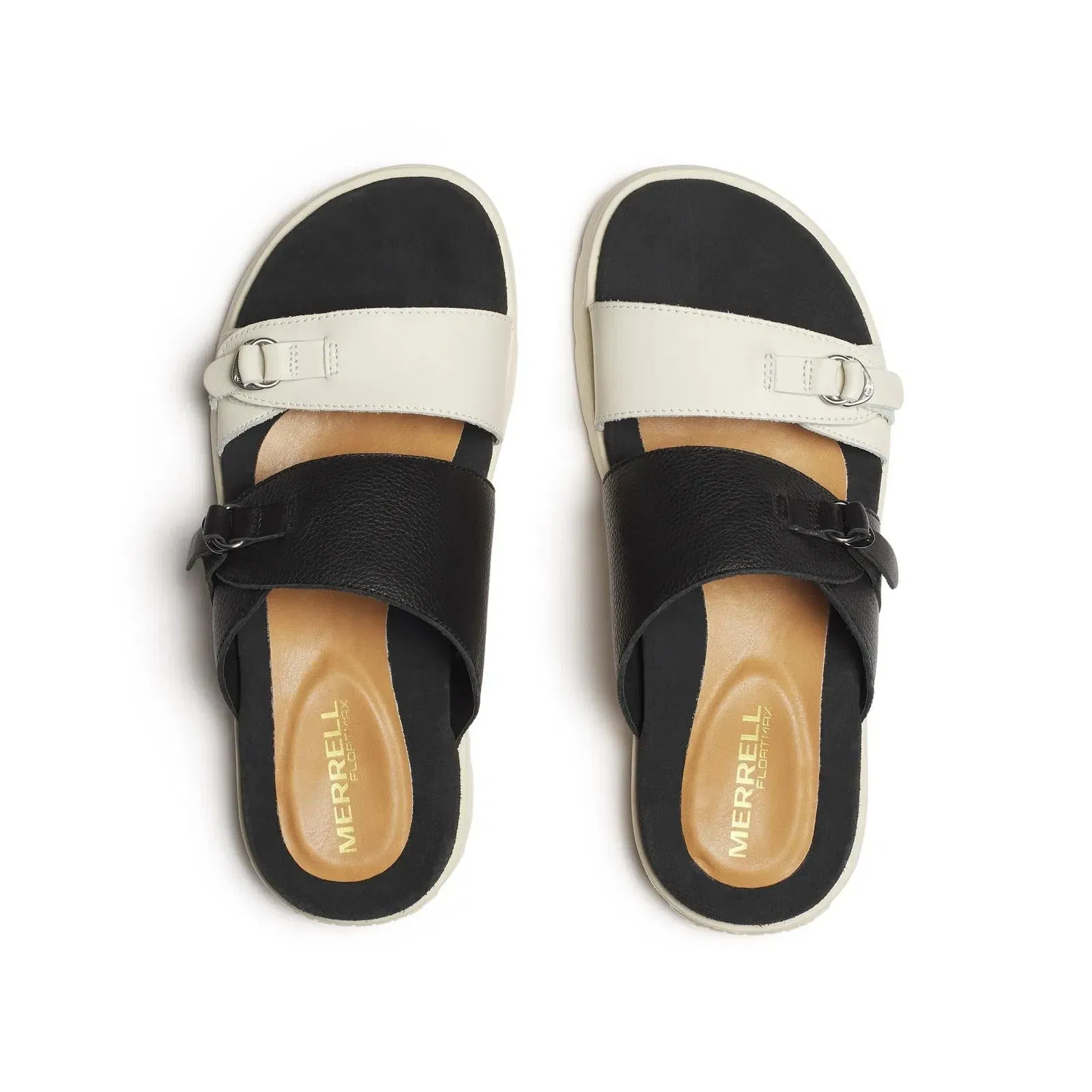 Merrell Women's Fleur Leather Slide Black/Stucco