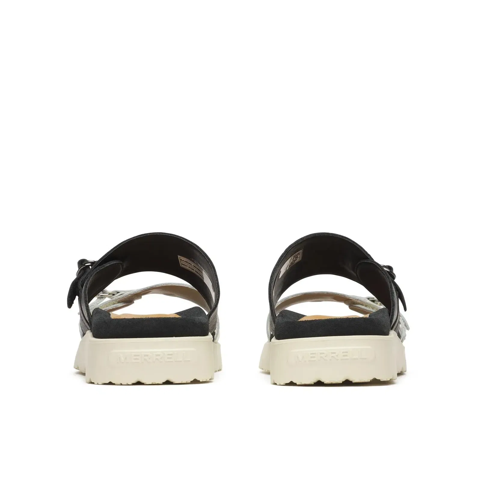Merrell Women's Fleur Leather Slide Black/Stucco