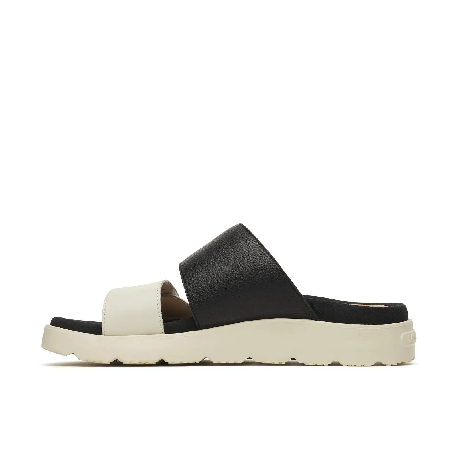 Merrell Women's Fleur Leather Slide Black/Stucco