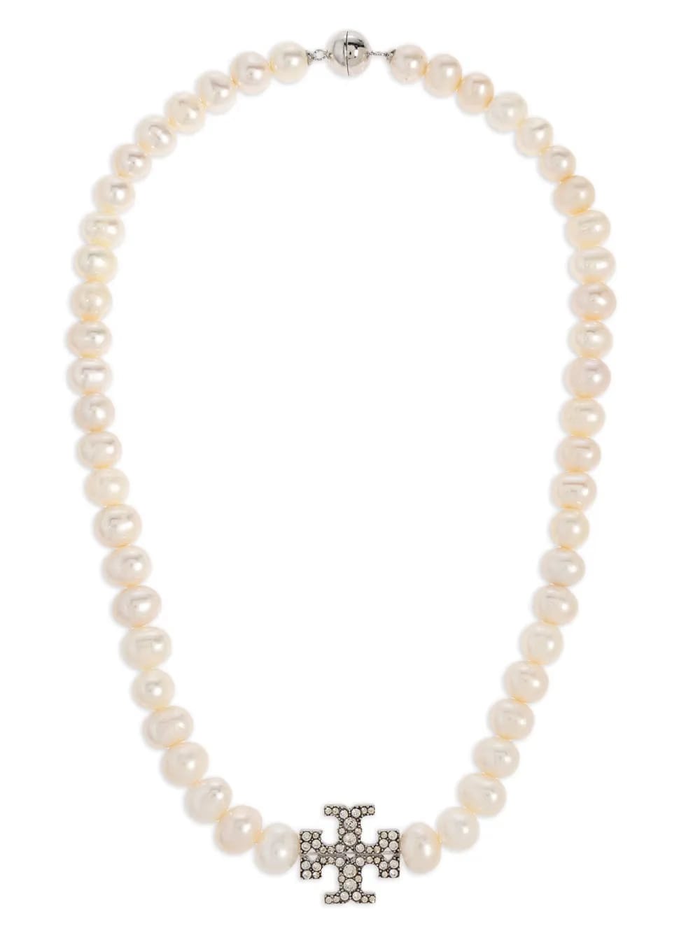 faux-pearl necklace