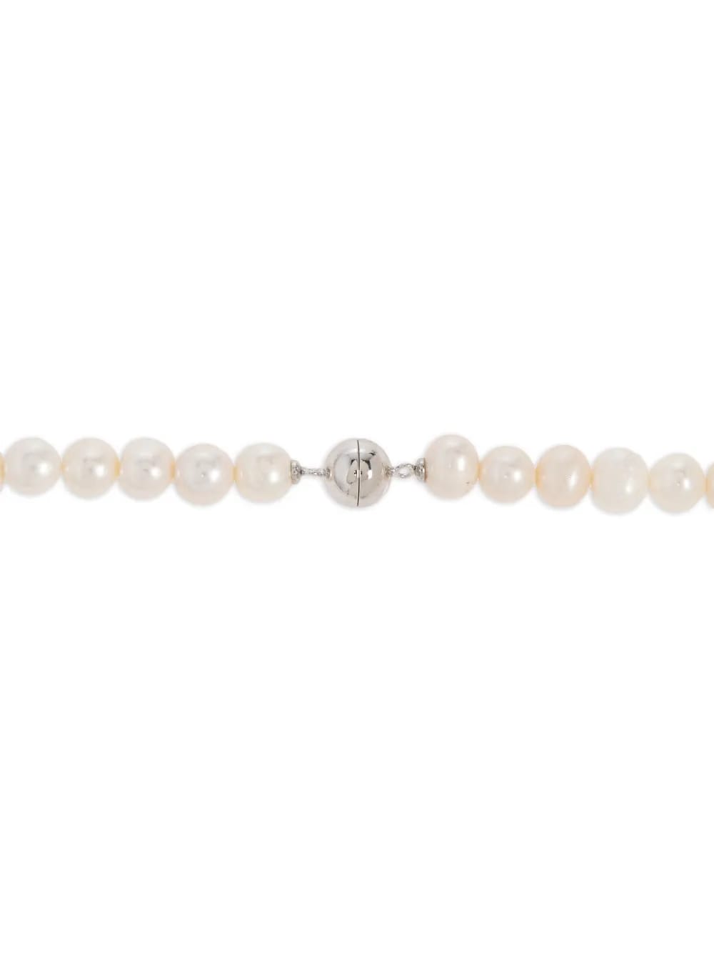 faux-pearl necklace
