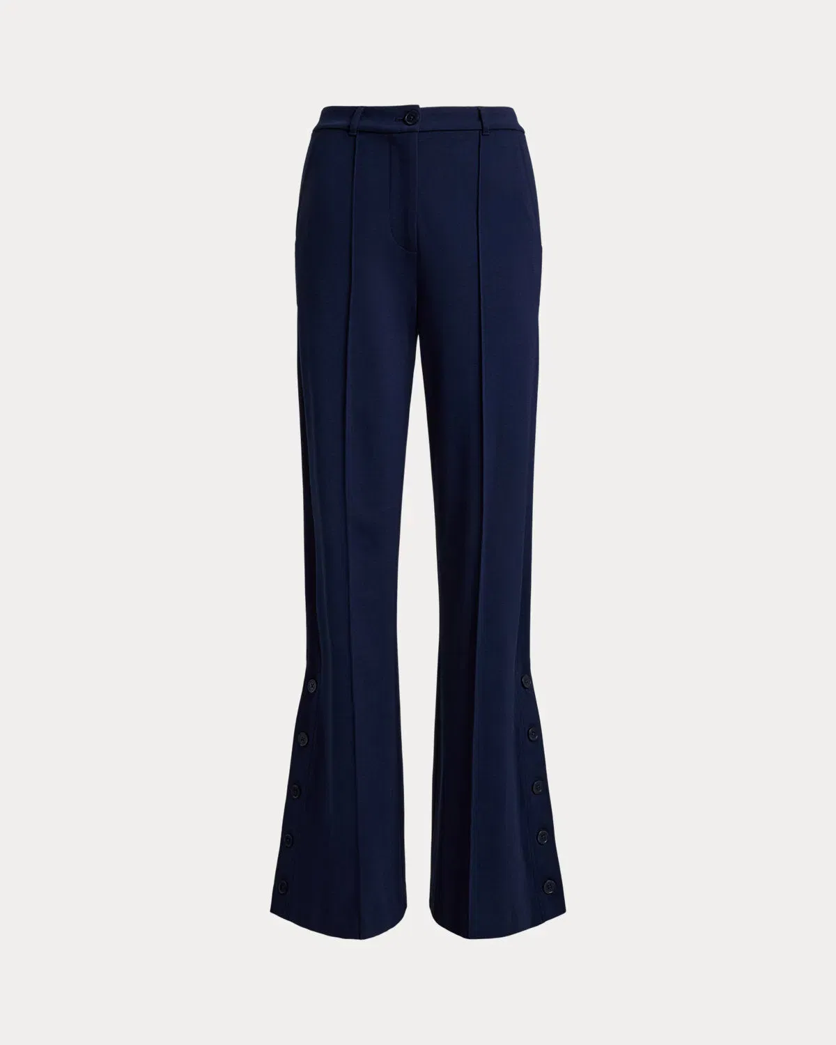 Ralph Lauren ButtonTrim Ponte WideLeg Pant
