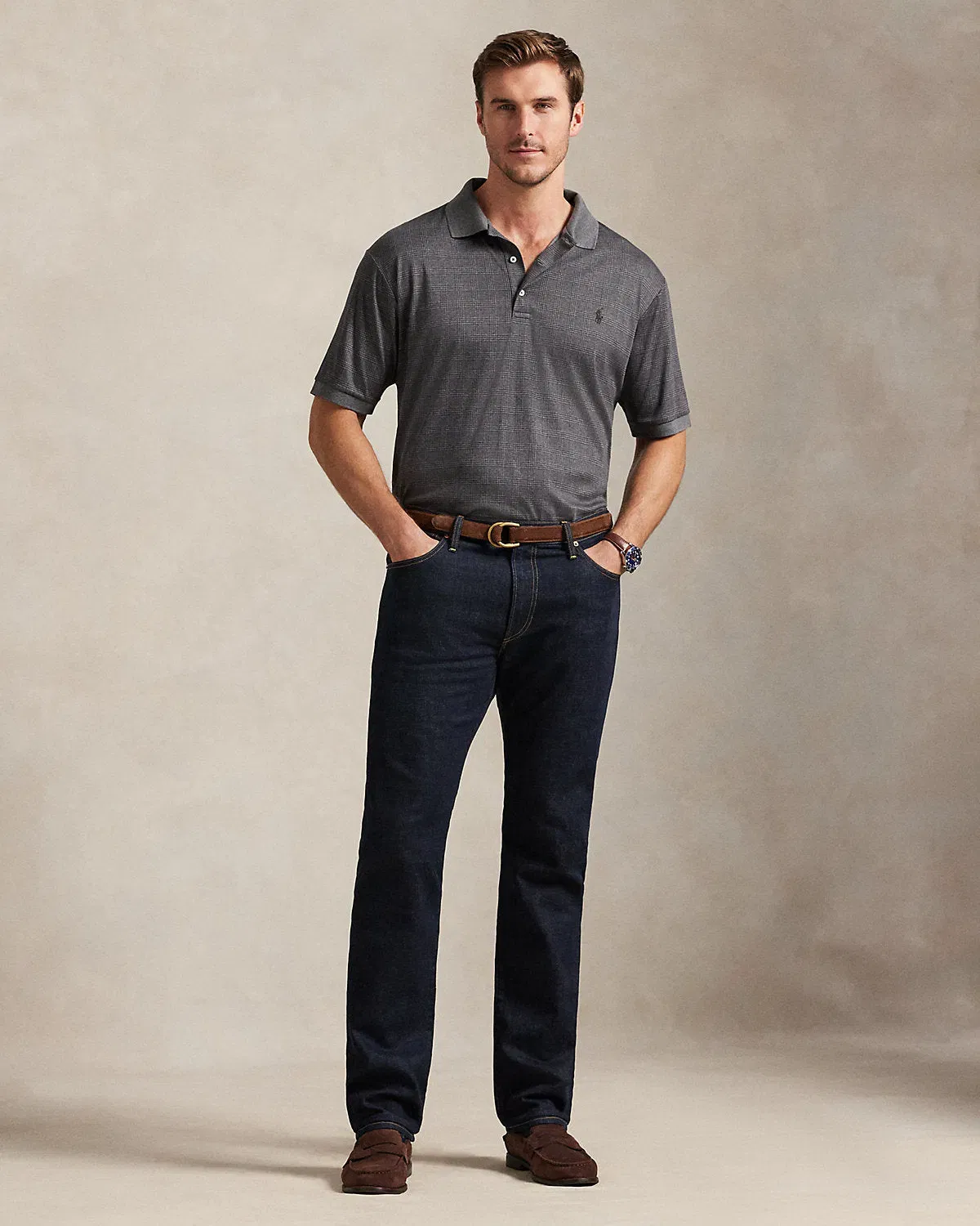 Ralph Lauren Glen Plaid Soft Cotton Polo Shirt
