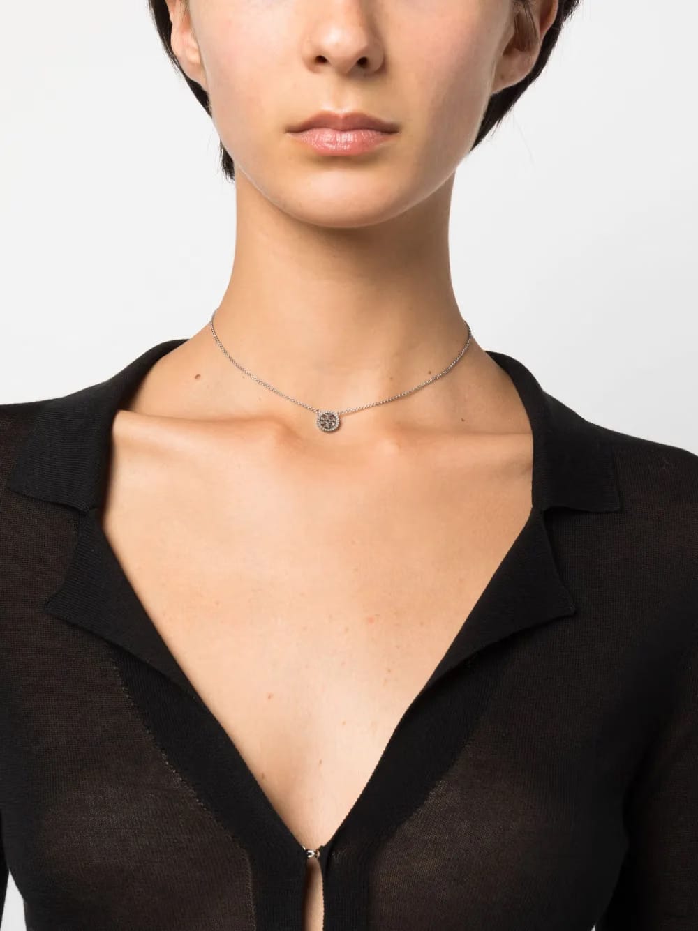Miller logo-pendant necklace