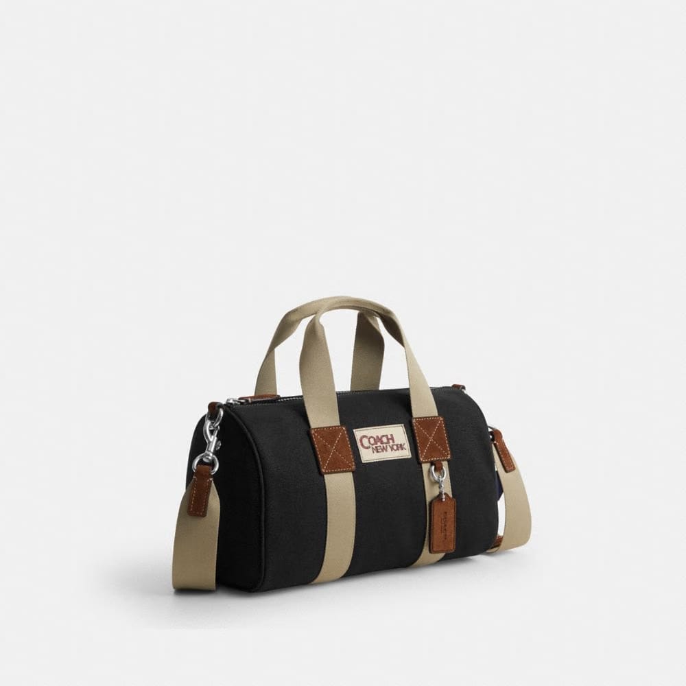 Coach Expedition Duffle Bag Silver Black Multi