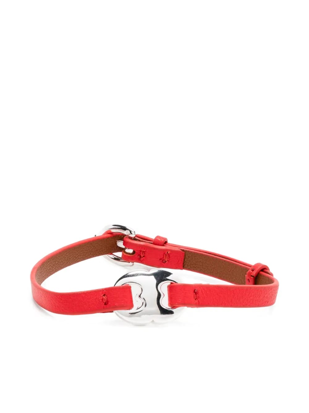 Gemini leather bracelet