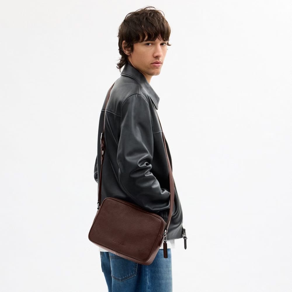 Coach Colton Crossbody Bag 25 Silver Maple