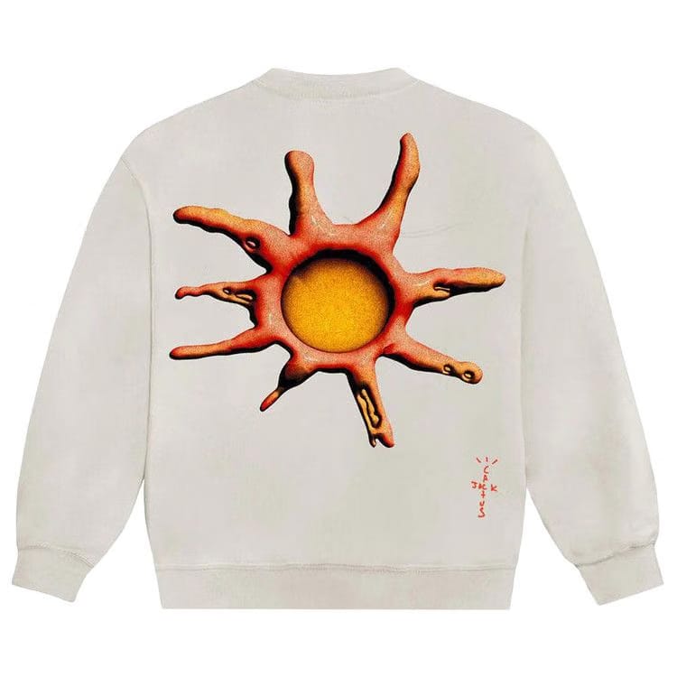 Cactus Jack by Travis Scott D.L.T.L.F.R.T. Crewneck Cream