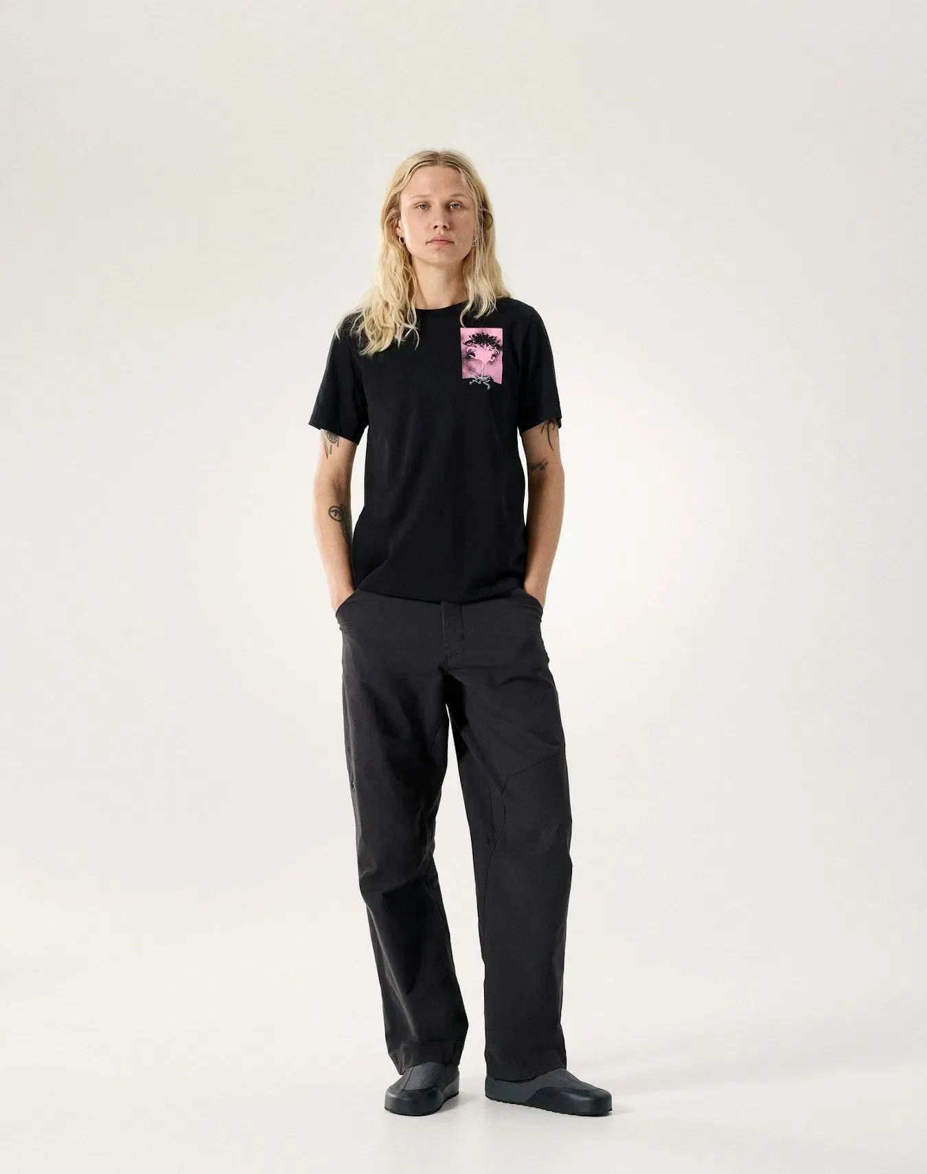 Arc'teryx Kragg SL Cotton Superbloom Crew Shirt SS Women's Black