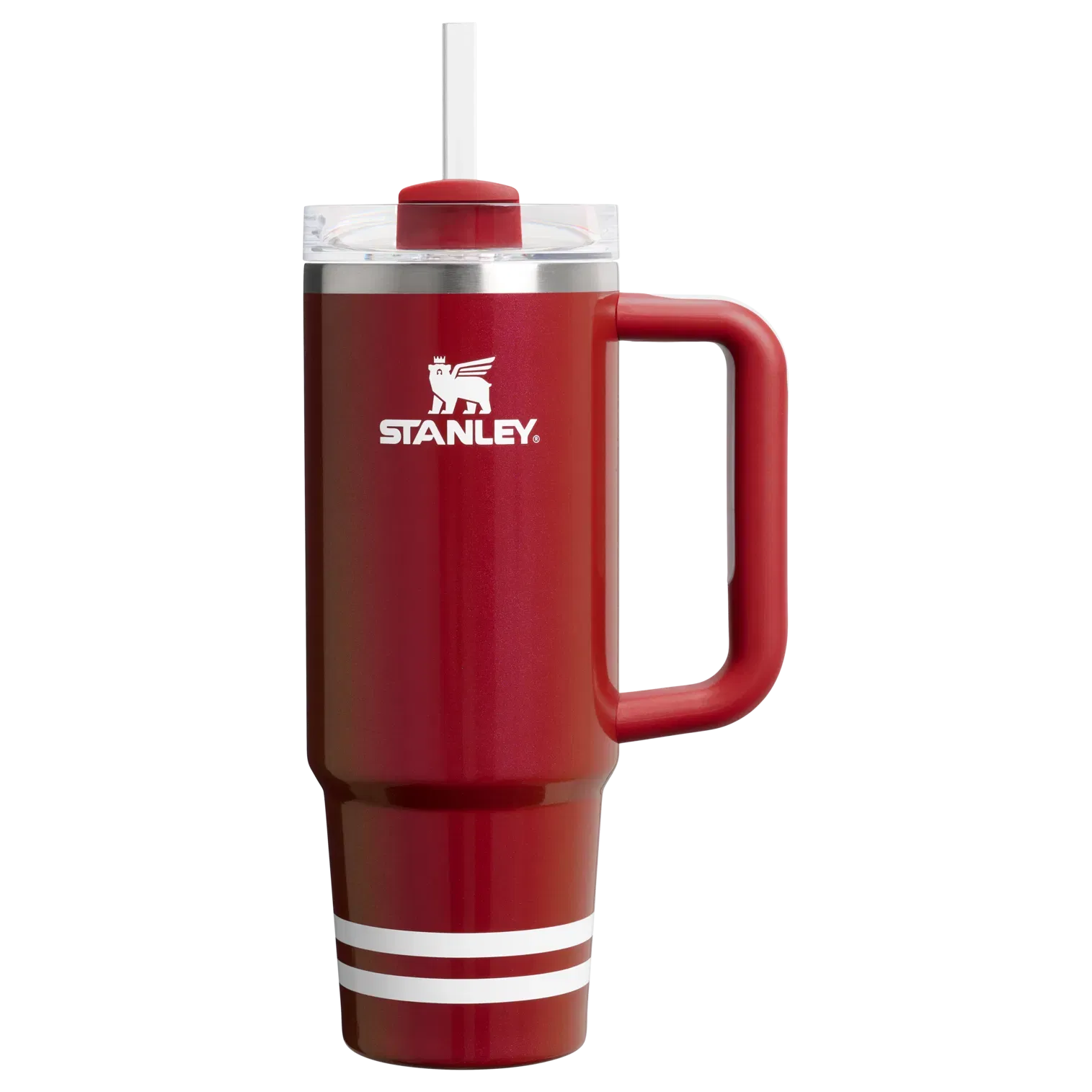Stanley The Quencher H2.0 Flowstate Tumbler | 30 OZ Heritage Red Shimmer