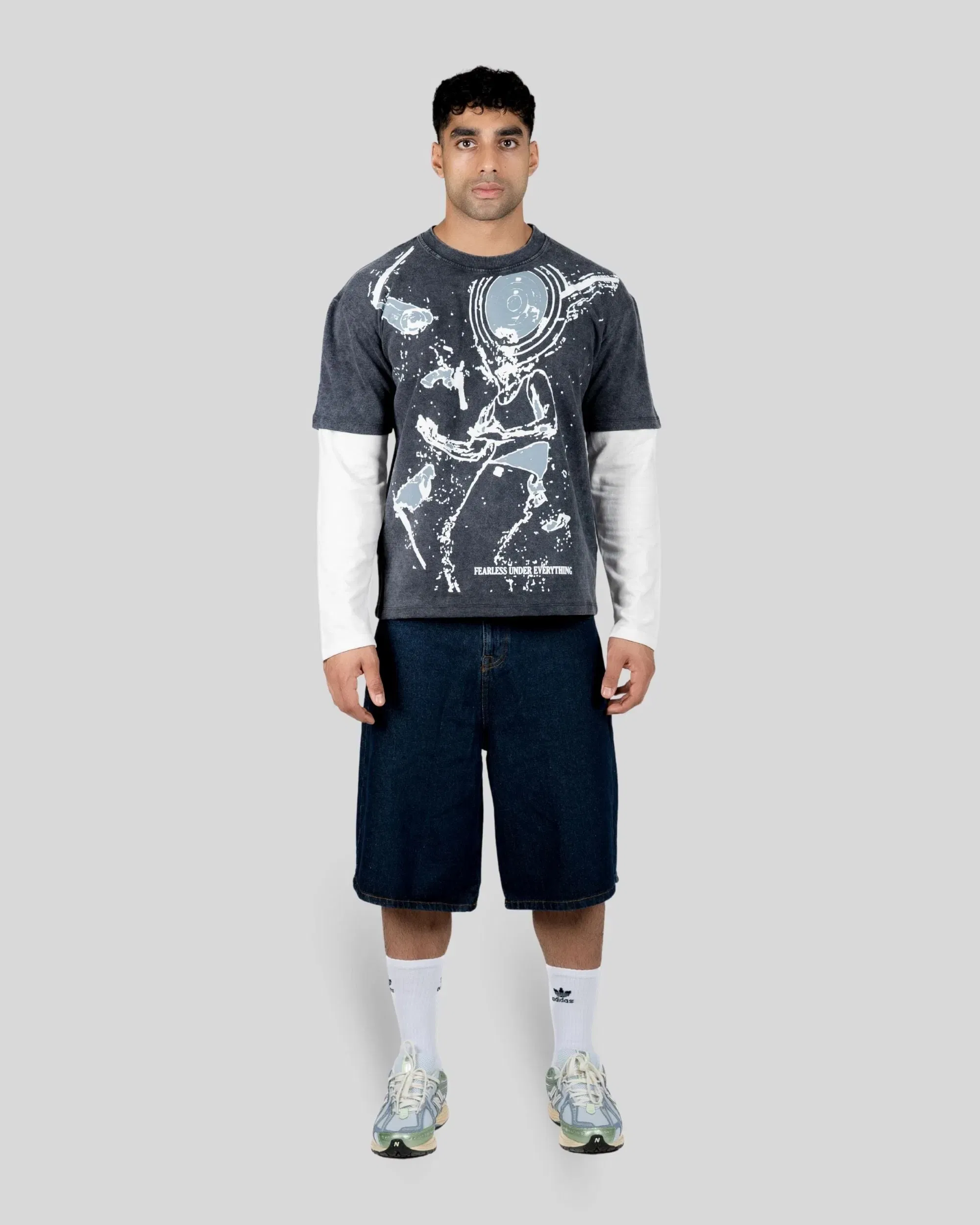 DOUBLE LAYERED TARGET" T-Shirt
