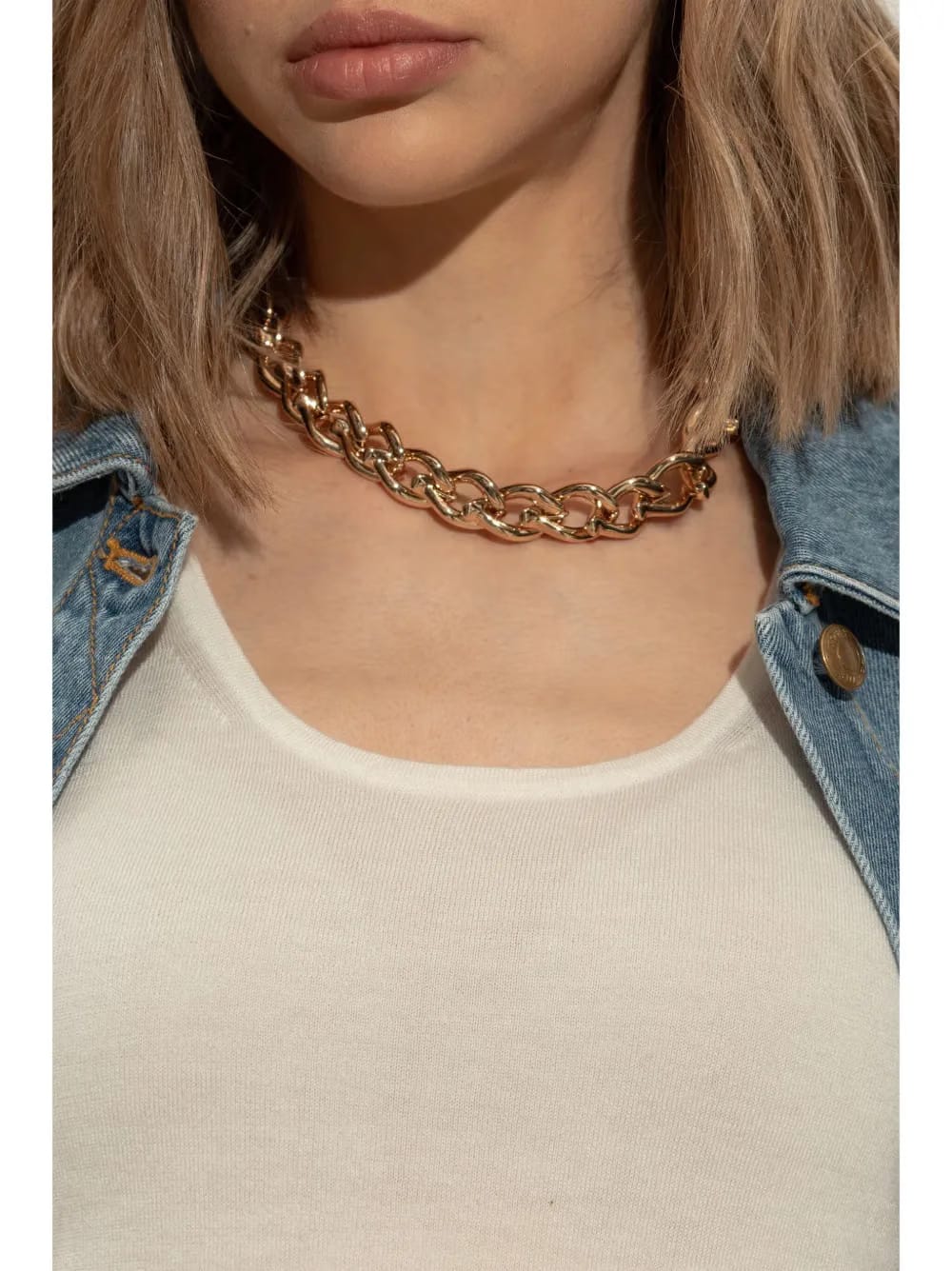 Wishbone chain necklace