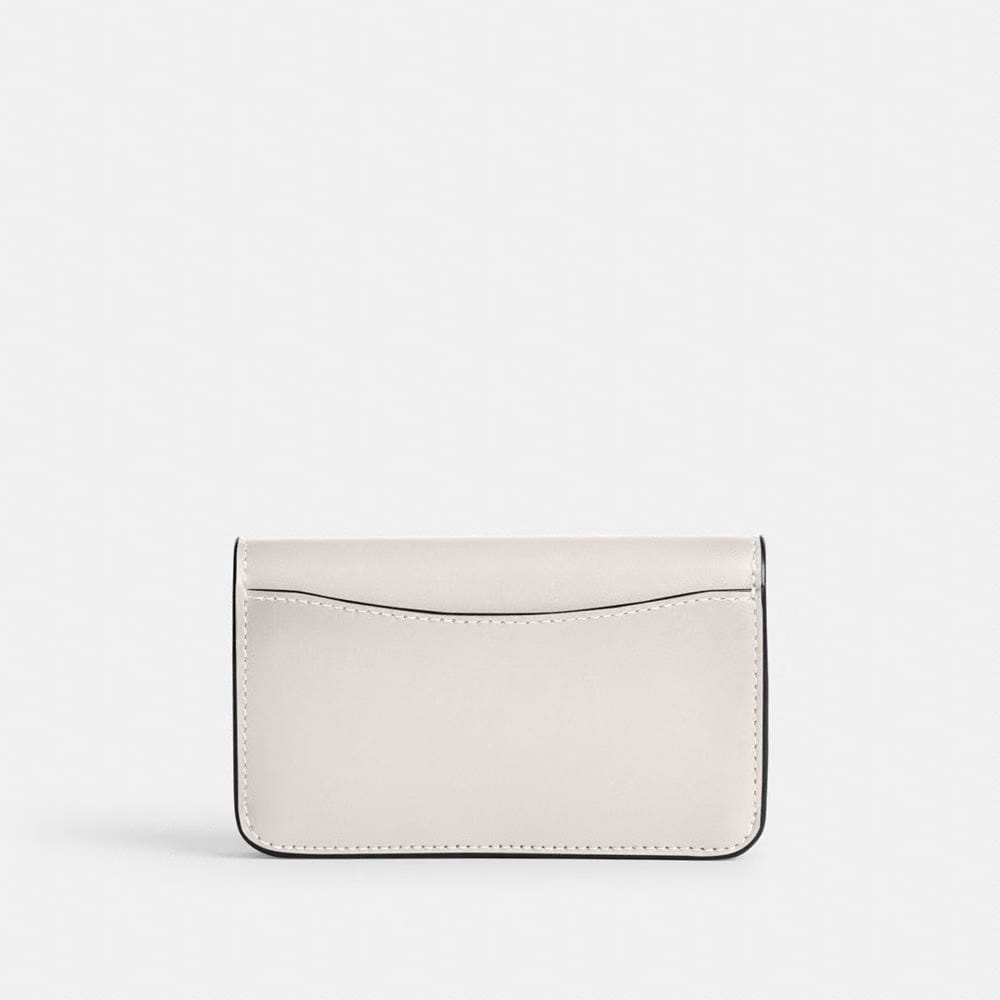 Coach Essential Slim Card Case Brass Chalk