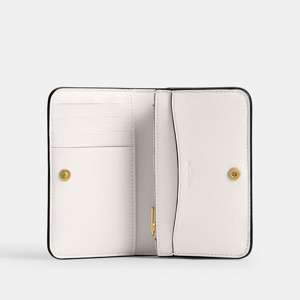 Coach Essential Slim Card Case Brass Chalk
