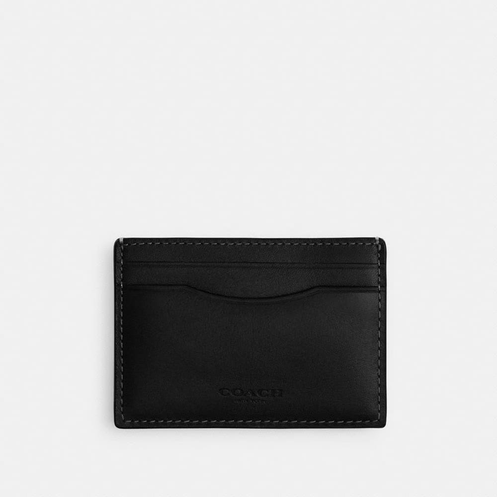 Coach Money Clip Card Case Black
