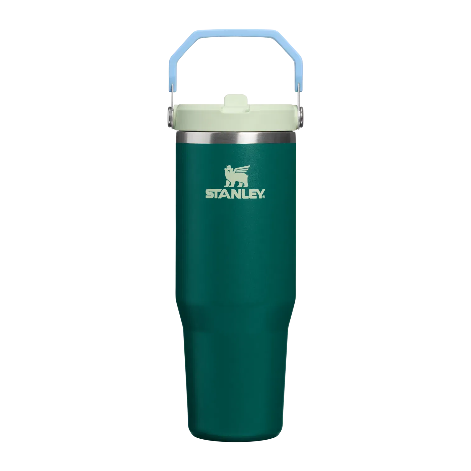 Stanley The IceFlow Flip Straw Tumbler | 30 OZ Emerald Honeydew