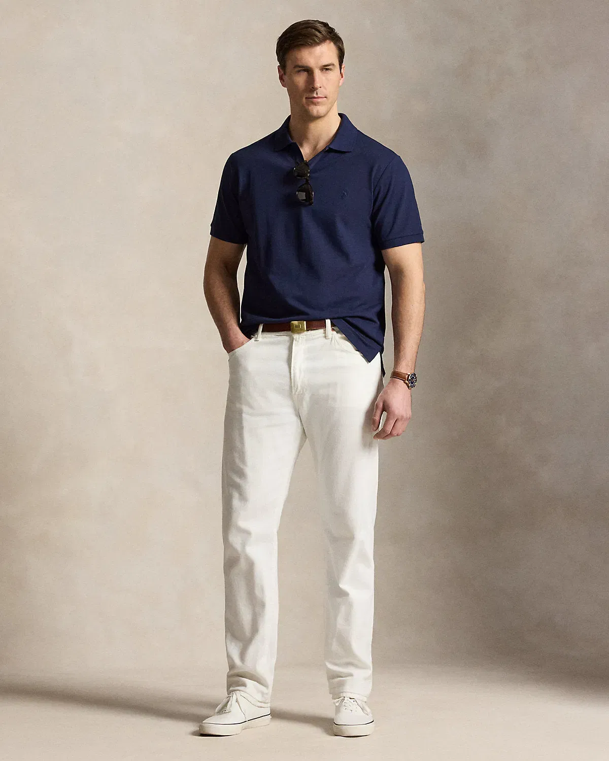 Ralph Lauren Stretch Mesh Polo Shirt