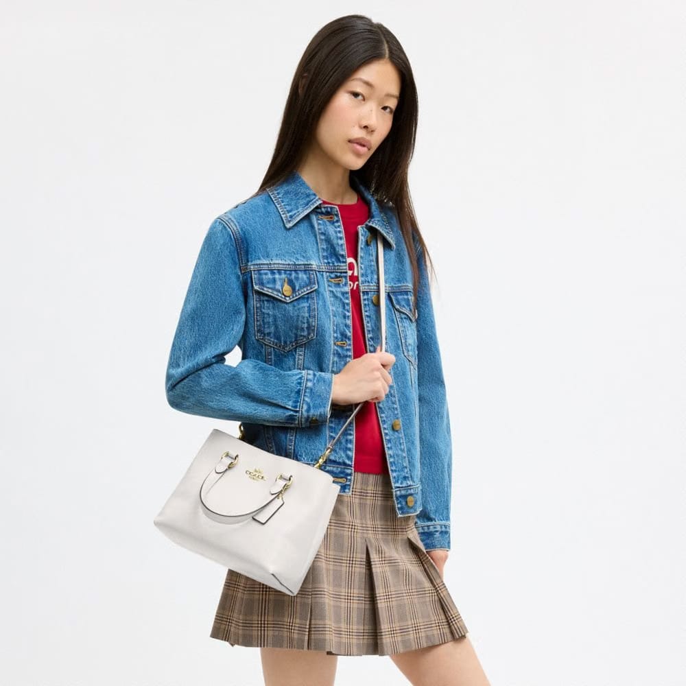 Coach Station Carryall Bag Gold Chalk