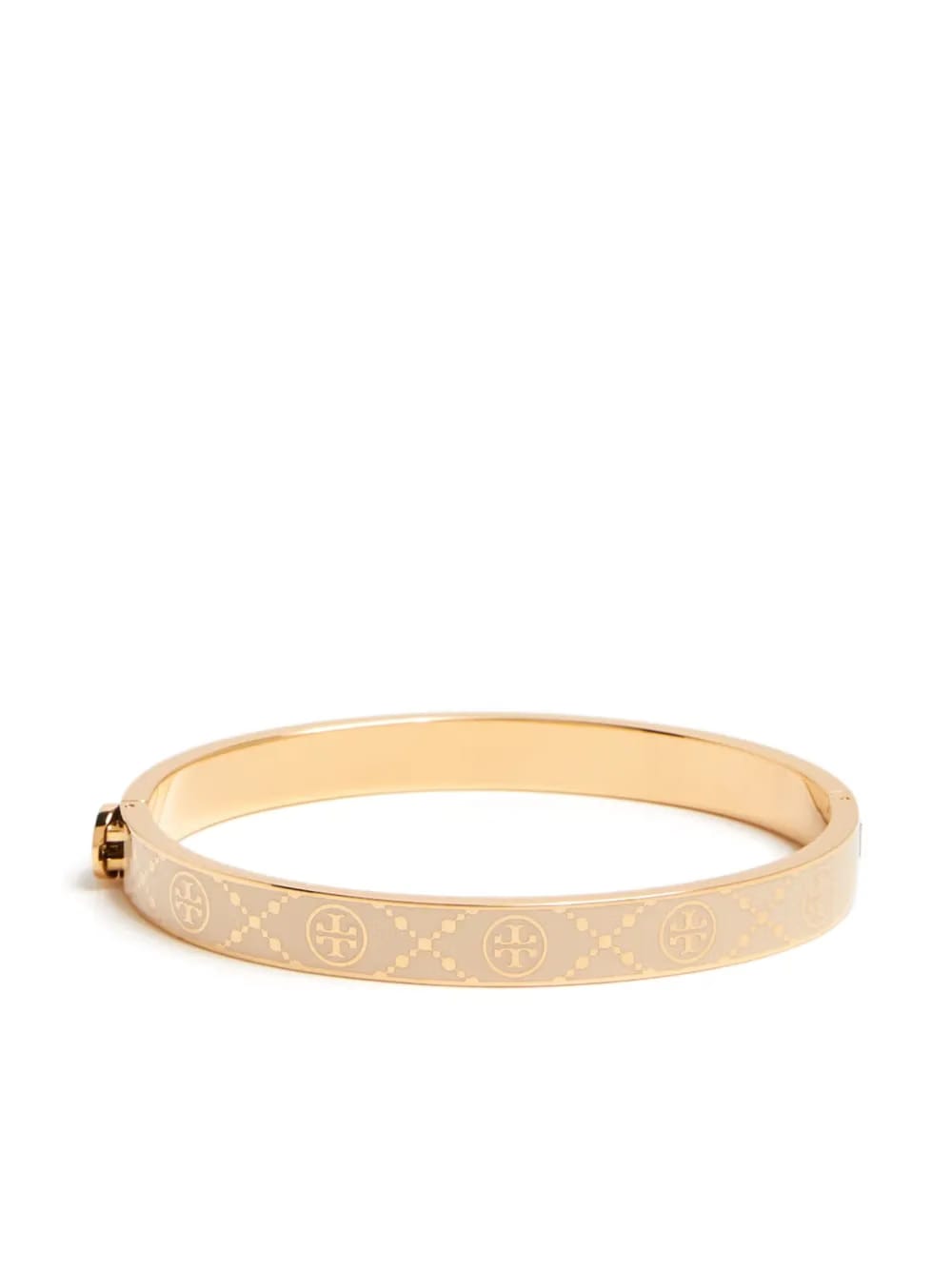 T Monogram hinge bracelet
