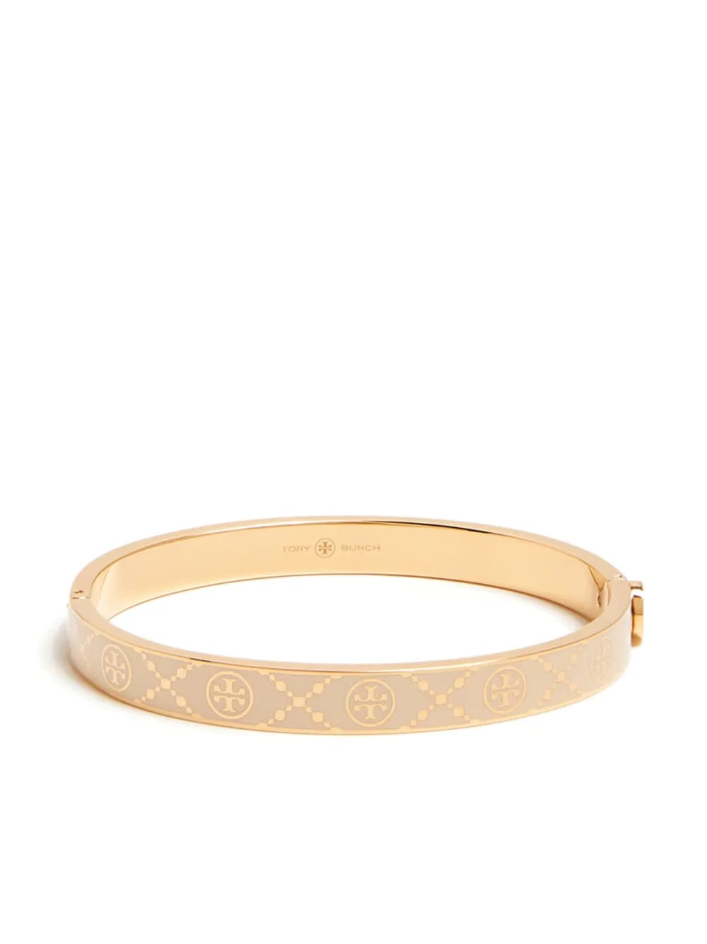 T Monogram hinge bracelet