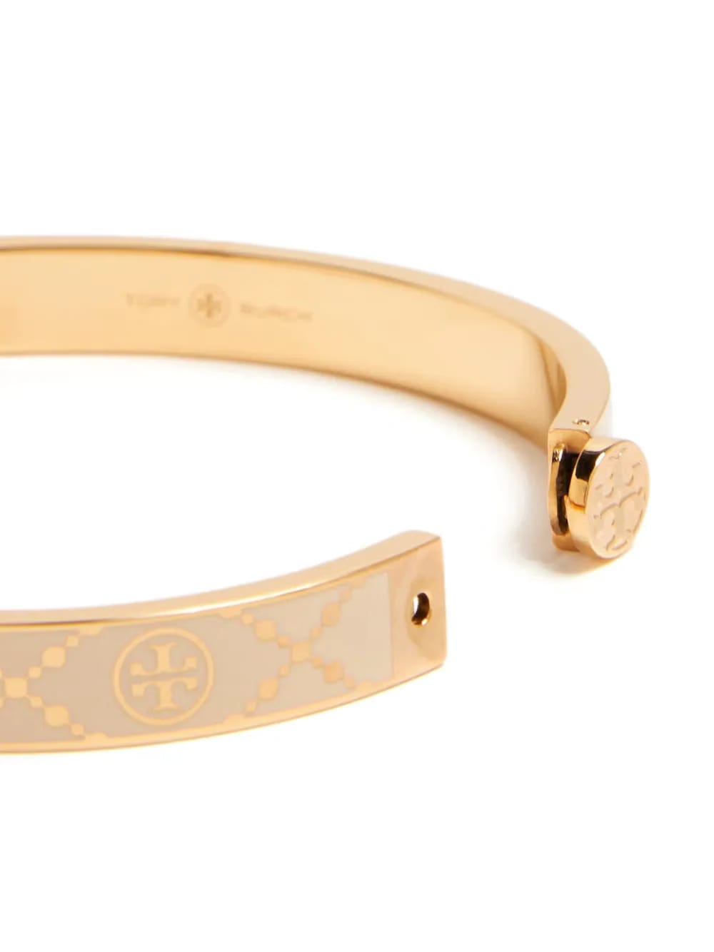 T Monogram hinge bracelet